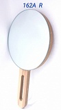 162 А - R  Зеркало  деревянное с ручкой  (48шт.)