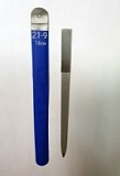 21-09 Пилка  цельнометаллическая для ногтей  18 см.