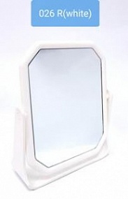 026 - R(White)  Зеркало Настольное ГЛЯНЦ. (60шт.)
