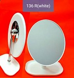 136 - R(White) Зеркало Настольное на метал. ножке (36шт.)