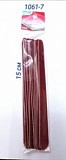 1061-07 Набор пилок,12 шт, для натур ногтей 15 см  (12шт).